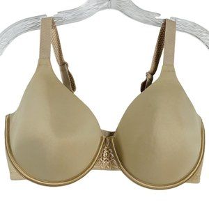 Vanity Fair Beauty Back Smoothing Full Figure Bra Sz 36DD Beige Underwire Comfor